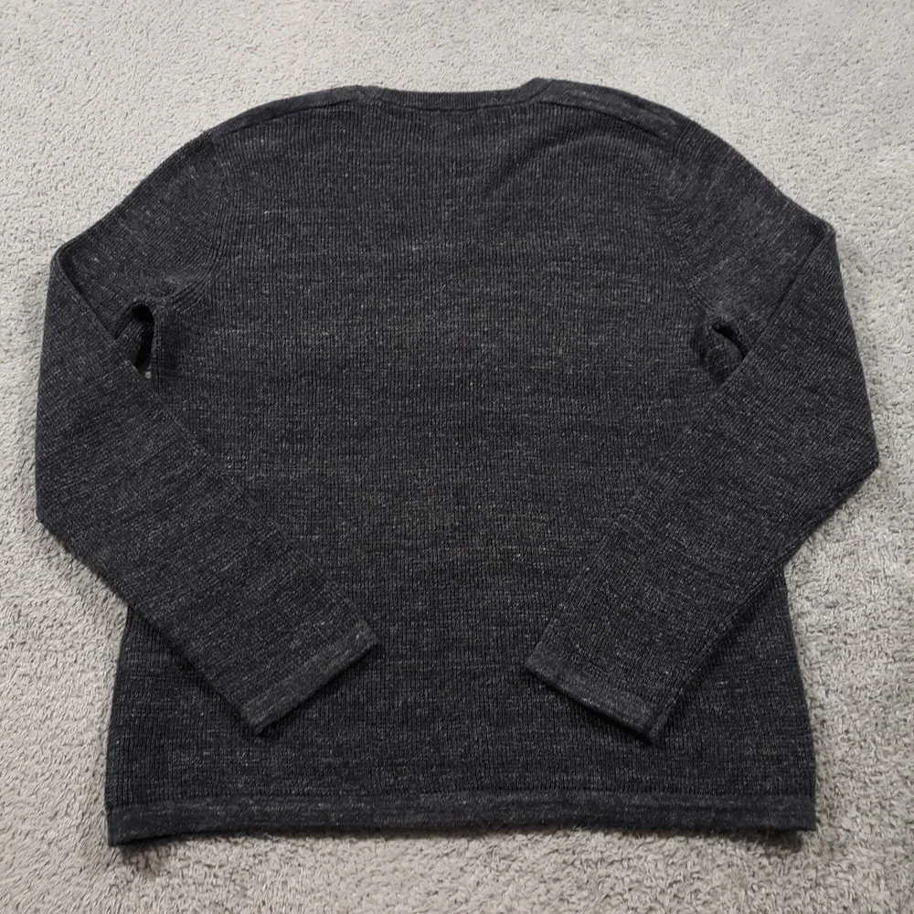 Michael Kors Sweater Pullover Cotton Wool Blend Blue Gray Mens Large